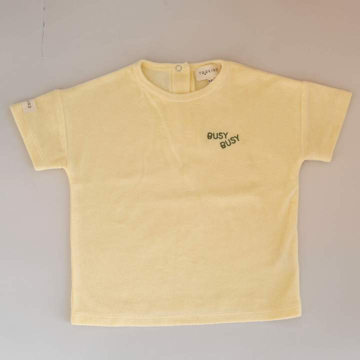 YOOKIND | BUSY BUSY FROTTE T-SHIRT